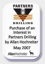 Partners Drilling Purchase of an interest