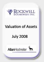 Rockwell Diamonds Valuation