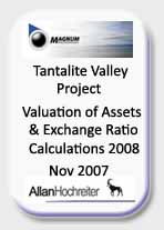 Tantalite Valley Valuation